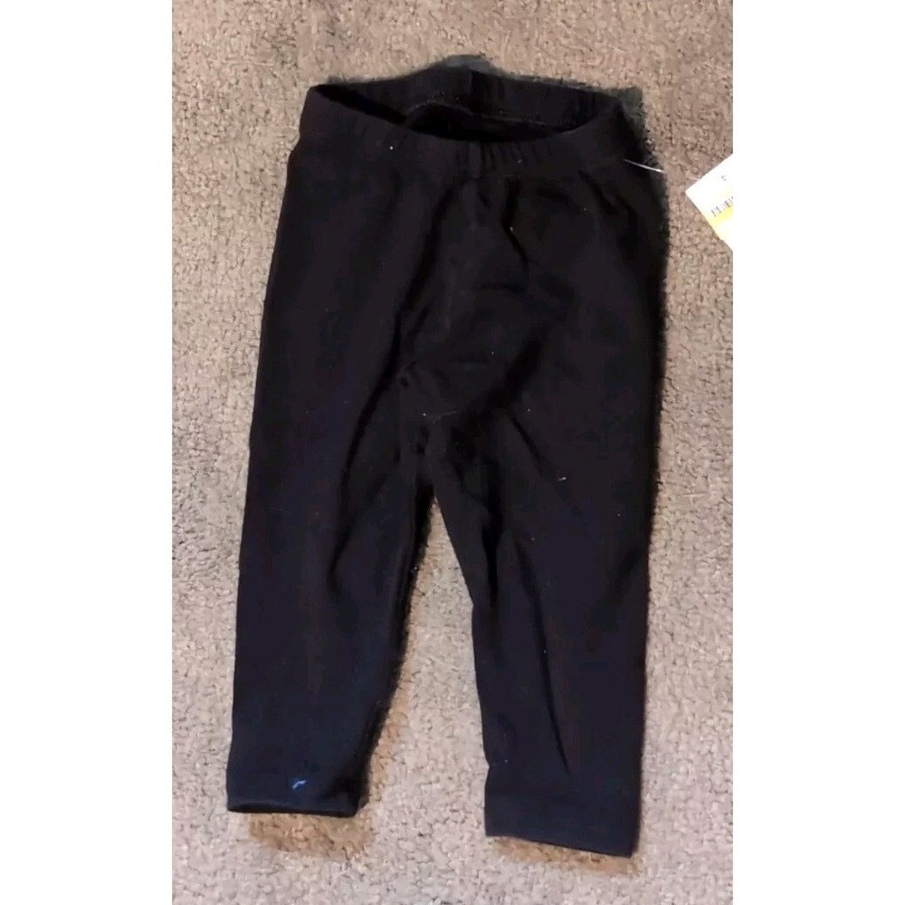 New Cat & Jack Girls' Leggings Size 12 Months black
